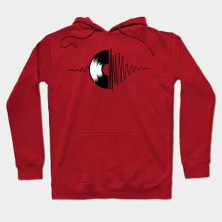 Vinyl LP Music Record Sunset Red T-Shirt Hoodie